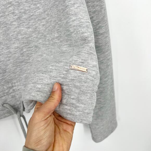 Sweaty Betty Gray Crop Crewneck Sweatshirt Women's Medium - Picture 6 of 8